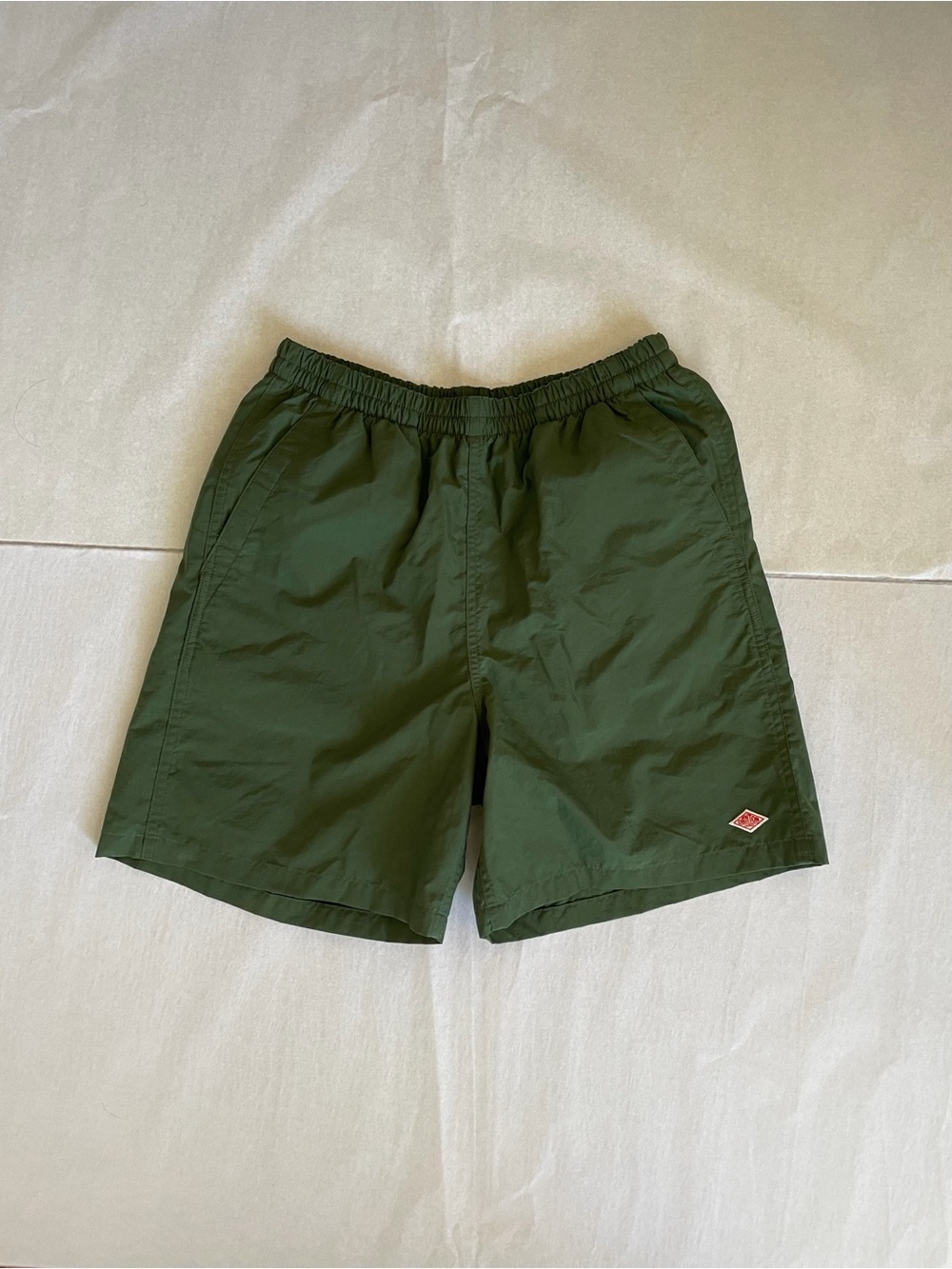 NWT Danton Nylon Shorts in deep green